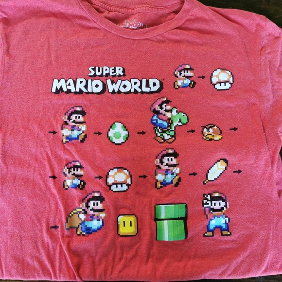 Other - 2019 Super Mario World Nintendo T-shirt. Size Medium